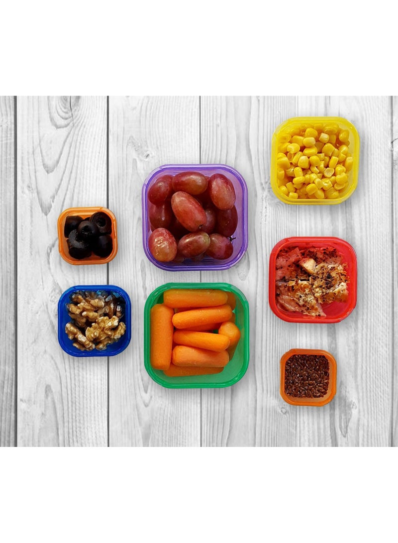Portion Control Containers,14 Containers 21 Day Food Portion Fix Labeled Meal Food Containers Kit - Image 4
